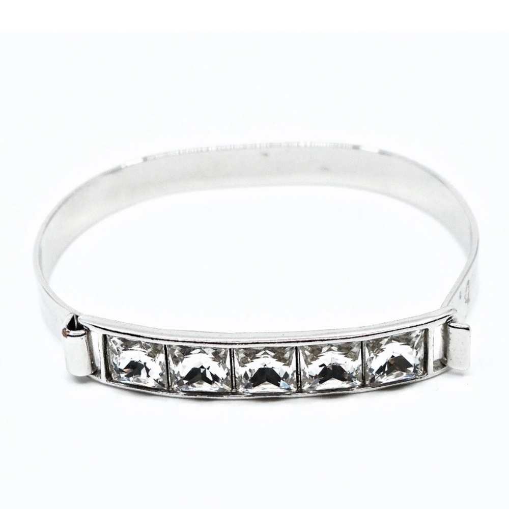 SWAROVSKI~CRYSTAL BANGLE BRACELET - Picture 2 of 4